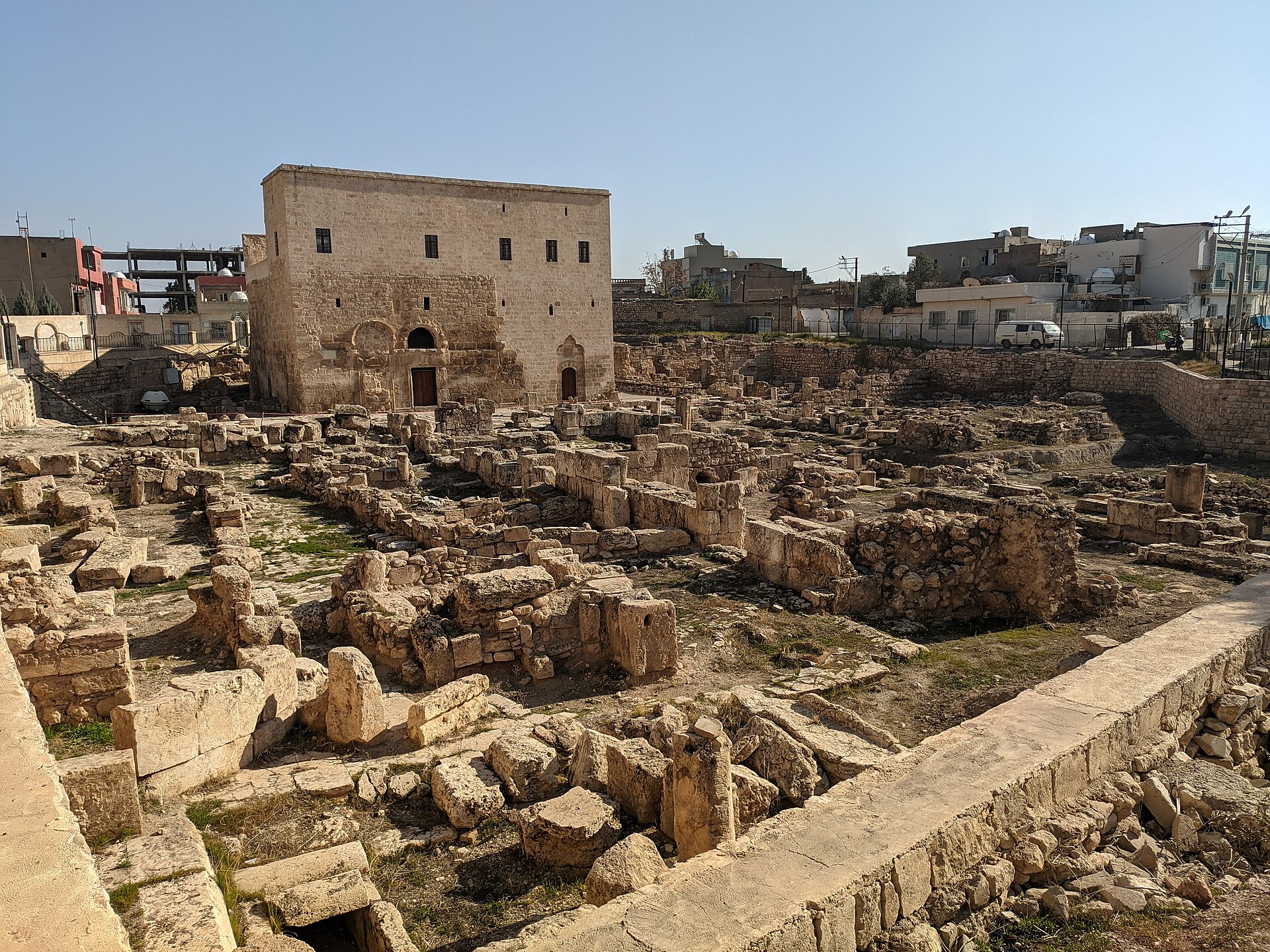 Church of Saint Jacob of Nisibis and its archaeological site in modern Nusaybin